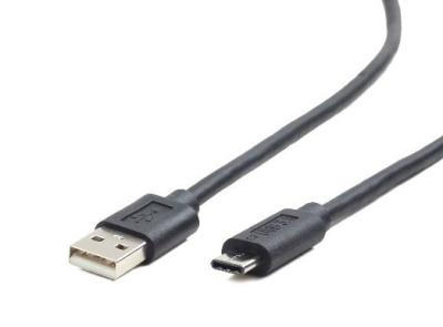 Gembird USB kabl 3 m USB 2.0 USB A A USB C, Crno