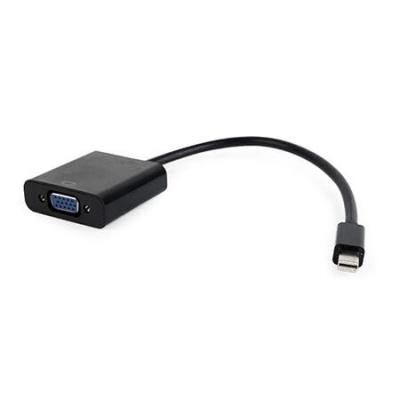 Gembird A-mDPM-VGAF-02 Kabl Mini DisplaiPort na VGA, Crni