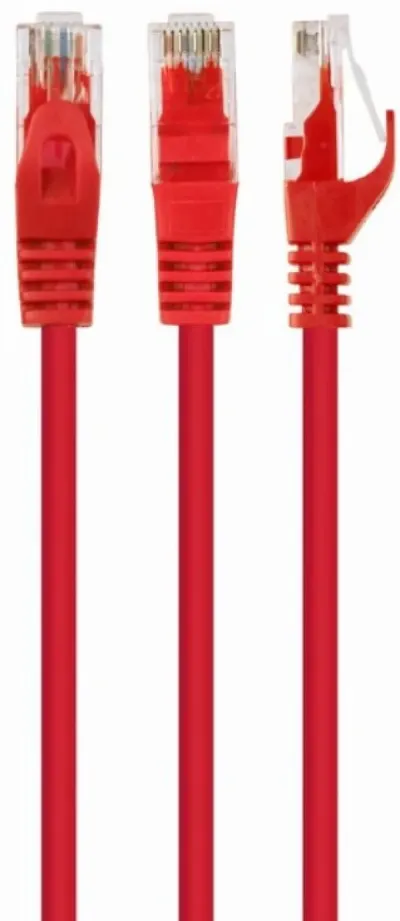 Gembird PP6U-0.25M/R Mrežni kabl CAT6 0.25m, Crveni