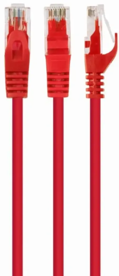 Gembird PP6U-1M/ R Patch Mrežni kabl Cat6e 1m, Crveni