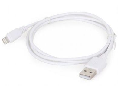 Gembird CC-USB2-AMLM-2M-W USB Kabl 2.0 A-plug to Micro Apple iphone L-plug 2M