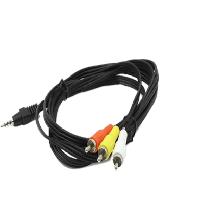Gembird CCA-4P2R-2M Audio-video kabl Jack AV 3.5mm 4-pin, Crni