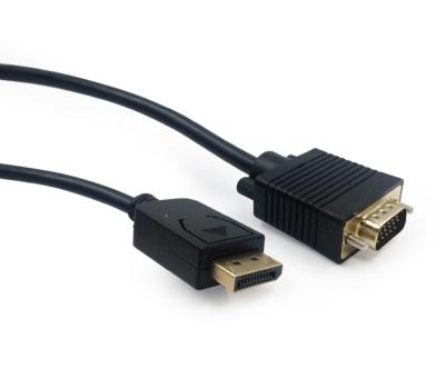 Gembird adapter za video kablove 1,8 m DisplayPort VGA, Crno