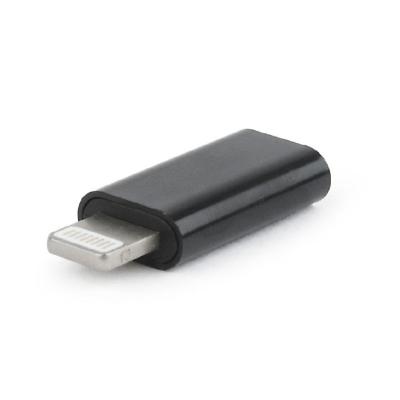 Gembird menjač pola kabla USB type-C 8-pin, Crno