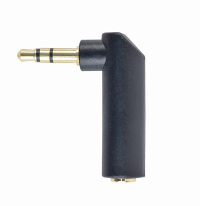 Gembird audio adapter 3.5mm 3-pina (m) na 3.5mm 3-pina (ž), Crni