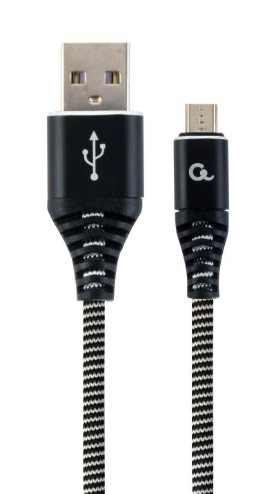 Gembird USB kabl USB 2.0 Micro-USB B USB A Crno Belo