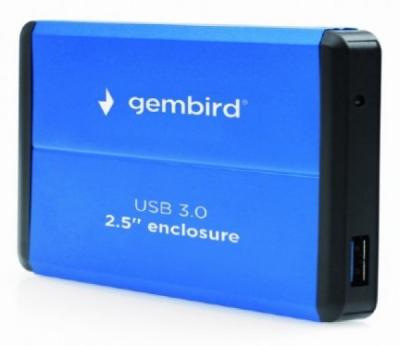 Gembird EE2-U3S-2-B Eksterno kućište za HDD 2.5 SATA USB 3.0 FO EE2-U3S-2-B, Plavo