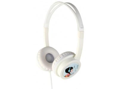 Gembird MHP-JR-W детские наушники с ограничителем громкости 3.5mm, белые