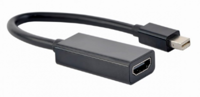 Gembird A-mDPM-HDMIF4K-01 Adapter 4K Mini DisplayPort to HDMI crni
