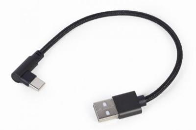 Gembird CC-USB2-AMCML-0.2M USB Kabl Type-C pod uglom crni