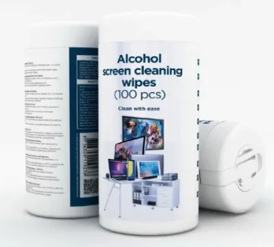 Gembird CK-AWW100-01 Maramice za čišćenje Alkohol Microfiber 100 komada