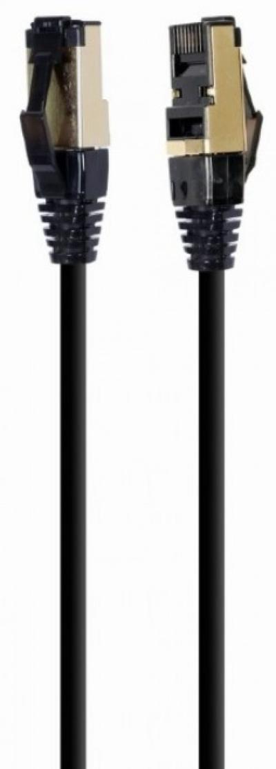 Gembird PP8-LSZHCU-BK-0.25M Mrežni kabl S/FTP Cat.8 LSZH patch cord, Crni