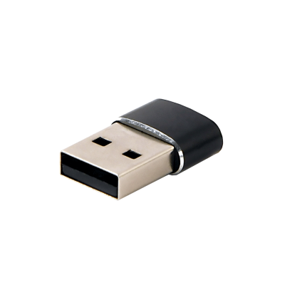 Gembird A-USB2-AMCF-02 USB 2.0 adapter USB2.0 AM na Tipe-C ženski, Crni