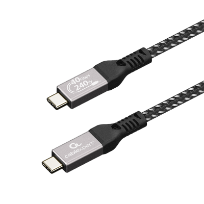 Gembird Gamebird USB Kabl za punjenje i prenos podataka Type 4 C 240W 1.5m, Crni