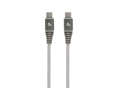Gembird CC-USB2B-CMCM100-1.5M Gembird 100W Type-C Power Delivery (PD) premium charging & data cable 1.5m