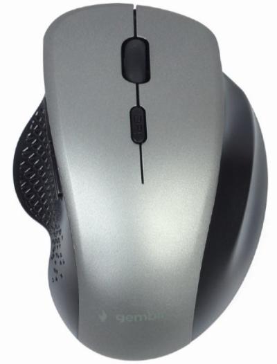 Gembird MUSW-6B-02-BG Bežični miš sivo-crni