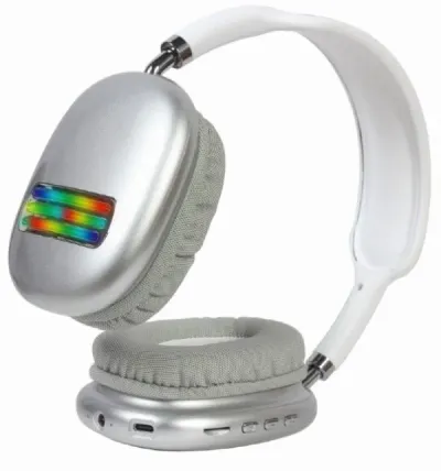 Gembird BHP-LED-02-W V5.0 Bluetooth slušalice za telefon sa mikrofonom 400mAh/32Ohm, Bele