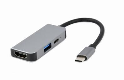 Cablexpert A-CM-COMBO3-02 Docking station USB-C - HDMI/USB 3.0/PD