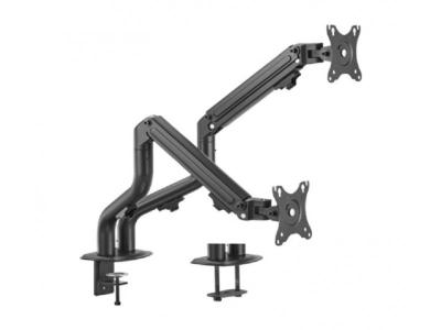 Gembird MA-DA2-02 44280 Podesivi dupli stoni držac za monitor Tilt 17-27 max.2x8kg