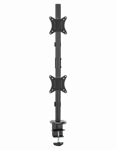 Gembird MA-D2-02 Podesivi vertikalni stoni drzač za dva monitora tilt 17-32 2x9kg, Crni