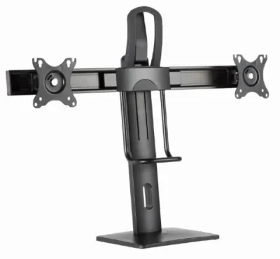 Gembird MS-D2-01 Stoni držač za dva monitora Podesivi 17”-27” Nosivost 2x6kg