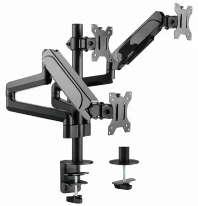 Gembird MA-DA3-01 Podesivi stoni držač za monitor sa tri ruke 17-27" 7kg