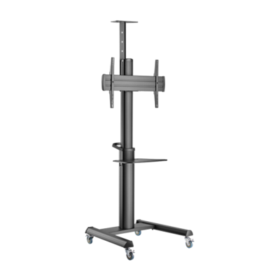Gembird TVS-70T-02 TV stalak aluminiјum na točkovima, Crni