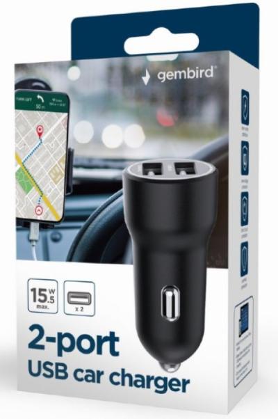 Gembird TA-UC-2A15-CAR-01 USB Auto punjač