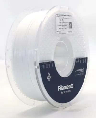 Gembird 3DP-ABS1.75HY-01-W Filament velike brzine za 3D štampač ABS 1.75mm 1 kg, Beli