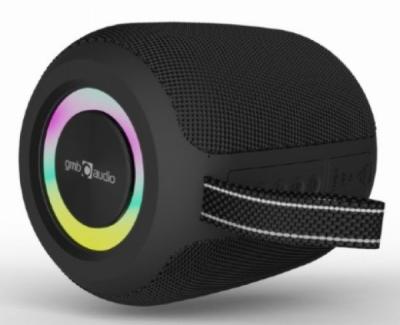 Gembird SPK-BT-LED-05-BK Bežični zvučnik RGB LED TWS speaker 8W BT FM USB Handsfree, Crni