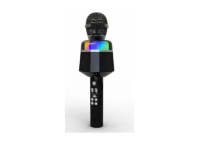 Gembird MICBT-01-BK Bežični mikrofon sa zvučnikom LED, Crni