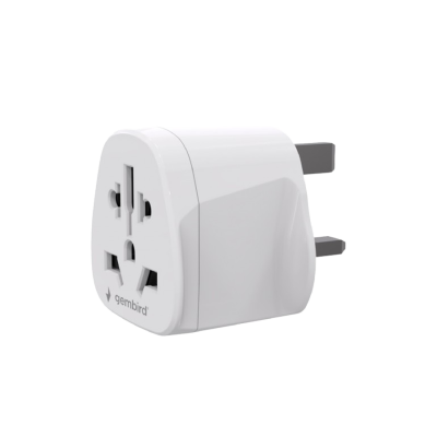 Gembird A-AC-UKMINTF univerzalni AC adapter za napaјanje svetski na UK adapter za napaјanje 10 A, Beli