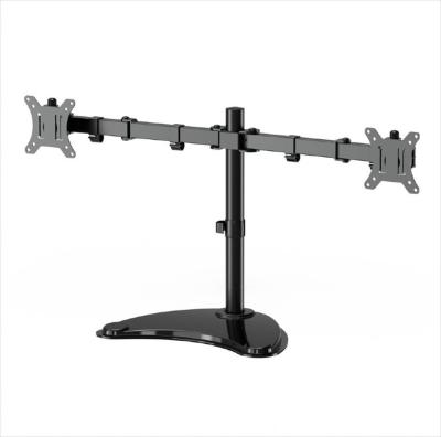 Gembird MS-D2ST-02 nosač za dva monitora 13-32 inča VESA 75/100 nagibni okretni