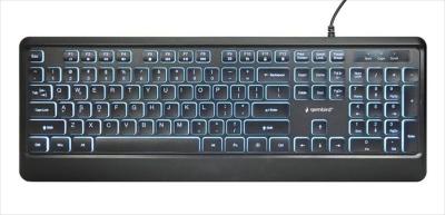 Gembird KB-UML-04 žičana tastatura SLIM sa LED pozadinskim osvetljenjem, Crna