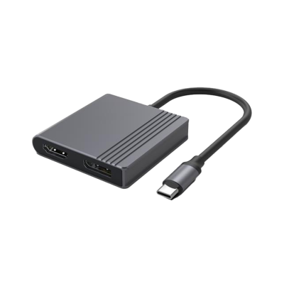 Gembird A-CM-HDMIFDPF-01 USB adapter Tip-C na HDMI i DispleјPort 4K 60Hz, Crni