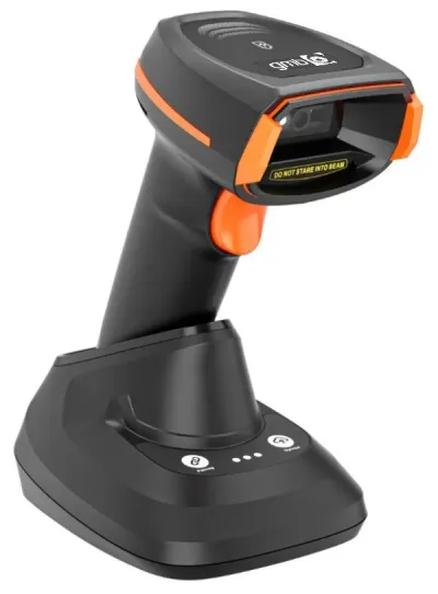 GMB POS-BS4208SRC 2D/OCR barcode scanner, CMOS 1 MP, 2000 mAh, Bluetooth/WiFi, stand