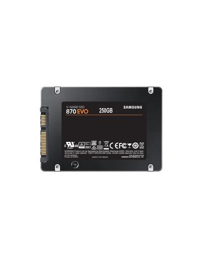 Samsung 870EVO Series SSD Disk 2.5" SATA III 250 GB 560/530 Mb/s
