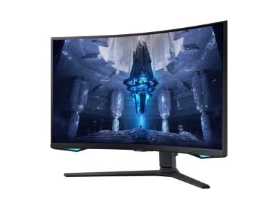 Samsung LS32BG750NPXEN игровой монитор, 32" VA, изогнутый, 3840x2160, 165Hz, 1ms GtG, HDMIx2 DP USB FreeSync, чёрный