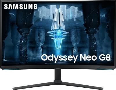 Samsung LS32BG850NPXEN Gaming monitor 31,5"/VA zakrivljen 3840x2160 240Hz 1ms GtG HDMIx2 DP USB pivot LS32BG850NPXEN, Crna