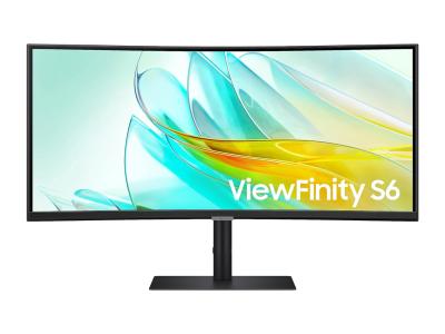 Samsung LS34C652UAUXEN Monitor 34" VA 3440x1440 100Hz 4ms GtG HDMI DP USB LAN Freesync visina, Crna