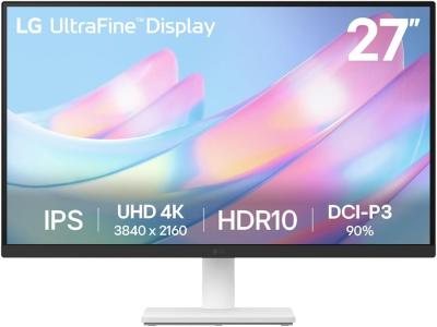 LG UltraFine 27US550-W Monitor 27" IPS 4K 5ms 300cd 60Hz 2xHDMI HAS nagib okretanje osovina tamno siva