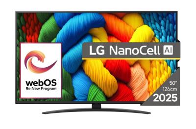 LG 50NANO81A3A Televizor 50" AI 4K Smart TV 2025
