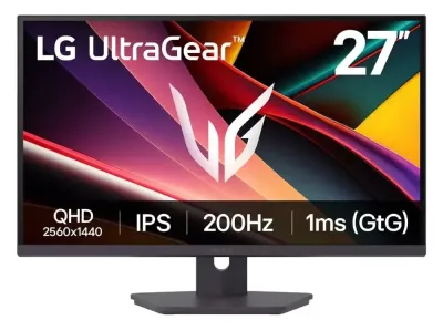 LG 27G610A-B игровой монитор, 27" IPS QHD 1440p, 200Hz, 1ms