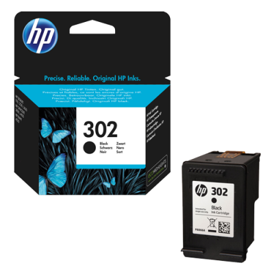 HP 302 F6U66AE Ketridž crni, Crni