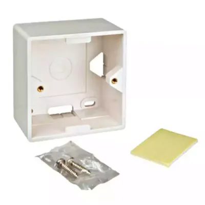 Настенная коробка для розеток 80x80x42 Toolless Line Schrack HSEAP842WF