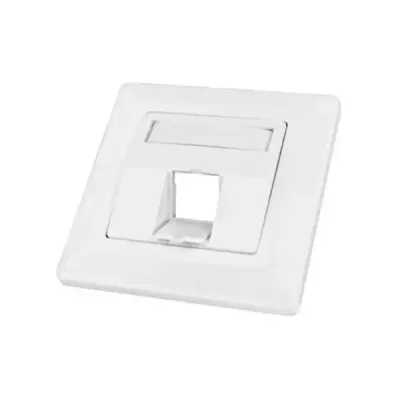 Розетка для 1 модуля под углом 80x80 Toolless Line Schrack HSED01UW2S