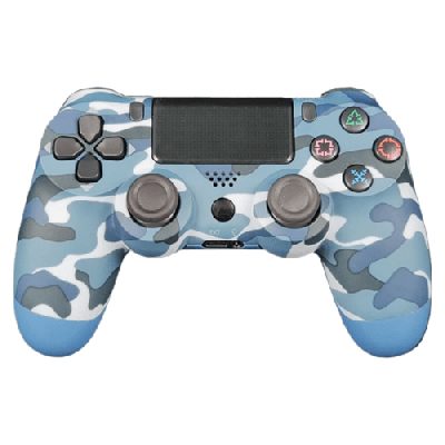 Беспроводной геймпад Gembird JPD-Wireless-Thrillershock PC/PS4 BLUE CAMO