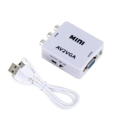 Gembird Konverter AV u VGA Mini, Beli