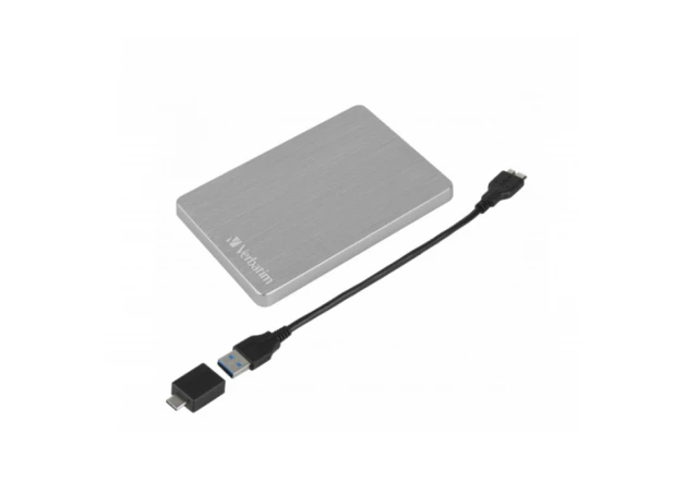 Verbatim 53663 Hard disk Store'n'Go E2.5" 1TB USB 3.2, Srebrne boje