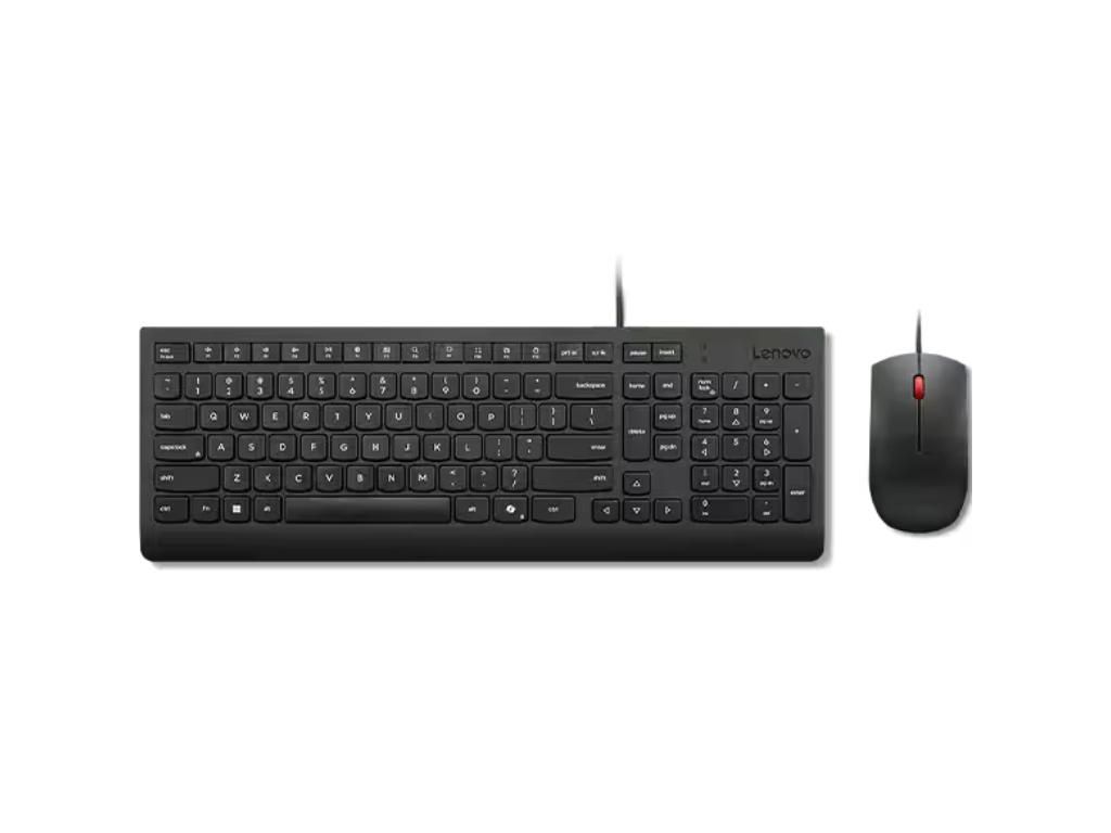 Lenovo Essential Žični komplet tastatura i miš SRB, Crna